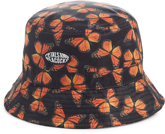 Petals And Peacocks Butterfly Effect Bucket Hat