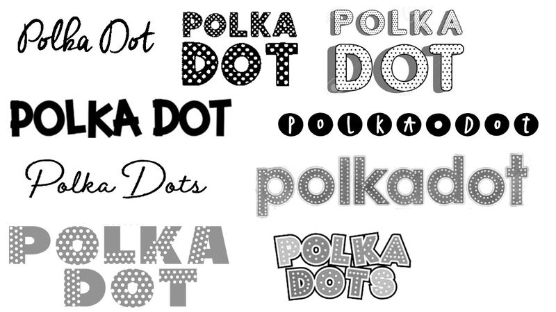Polka Dot Words