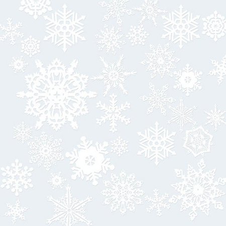 Paper House Productions Home for Christmas Snowflakes Acetate Paper