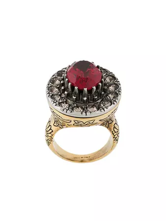 Alexander McQueen Stone Ring - Farfetch