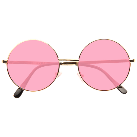 Pink round shades