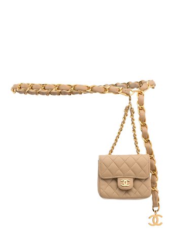 Chanel Pre-Owned 1990s Classic Flap micro belt bag - FARFETCH