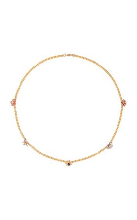 Flora 14k Gold Diamond Choker Necklace By Bernard James | Moda Operandi