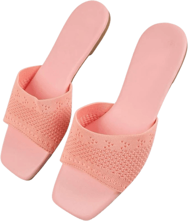pink sandals shein