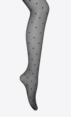 Dotted voile tights | YSL