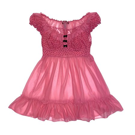 betsey pink milkmaid dress size M ｡ bright pink... - Depop