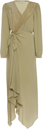 Etro Silk Wrap Dress Size: 38