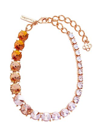 Oscar de la Renta crystal-embellished necklace - FARFETCH