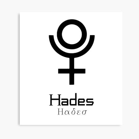 "Hades Logo" Poster for Sale by Artology06 | Redbubble