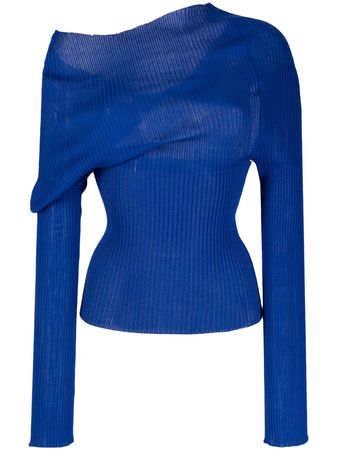 A. ROEGE HOVE Emma Drapped Ribbed Top - Farfetch