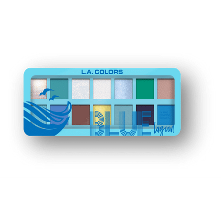 L.A. COLORS 14 Color Eyeshadow Palette, Blue Lagoon, 0.95 fl oz - Walmart.com
