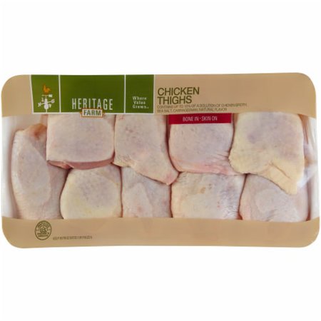 Kroger - Heritage Farm Bone In & Skin On Chicken Thighs, 1 lb