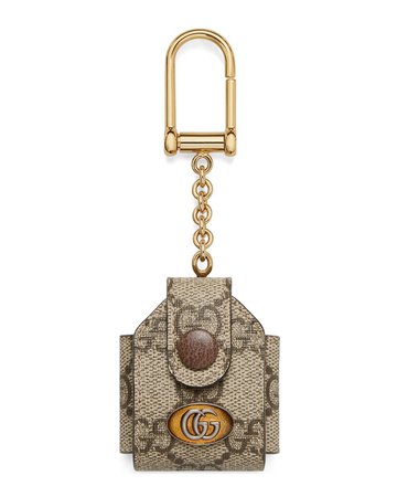 Gucci Ophidia GG Supreme AirPods Keychain Case