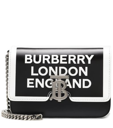 Tb Small Leather Shoulder Bag - Burberry | mytheresa.com
