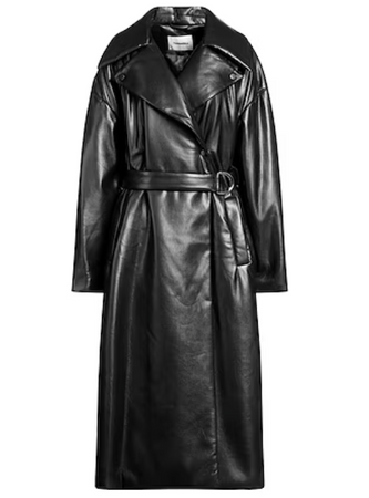Yoox Leather trench