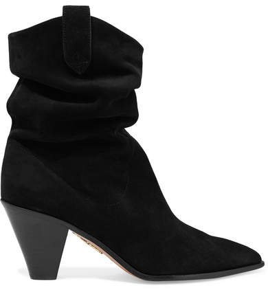 Boogie 70 Suede Ankle Boots - Black