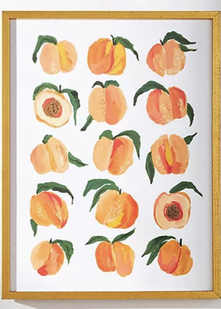 peach painting