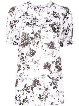 Erdem Beatrice floral-print Cotton T-shirt - Farfetch