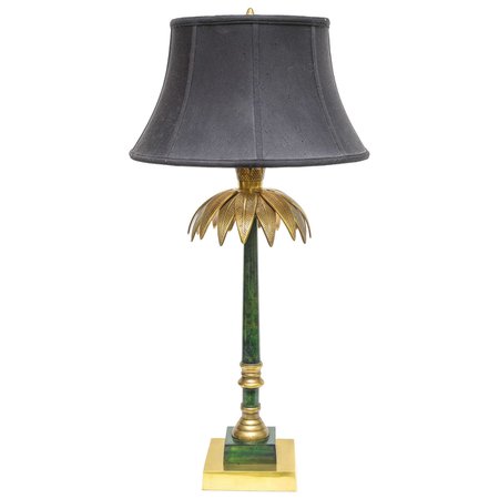 Palm Leaf Table Lamp by Wildwood For Sale at 1stdibs