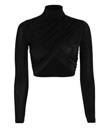 Significant Other Gemma Cross-Front Crop Top | INTERMIX®