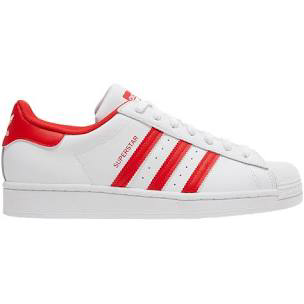 adidas red stripe sneakers