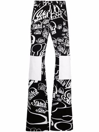 Black and white pants