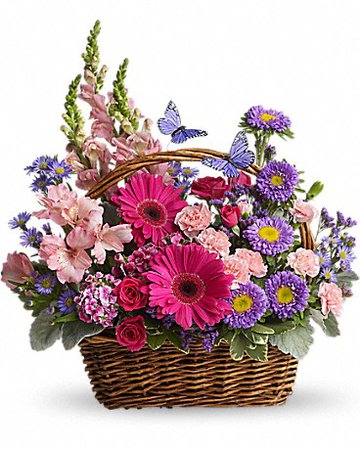Country Basket Blooms in Ypsilanti MI - Enchanted Florist of Ypsilanti MI
