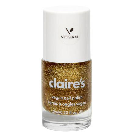 Claire's Vegan Glitter Nail Polish - Glam On