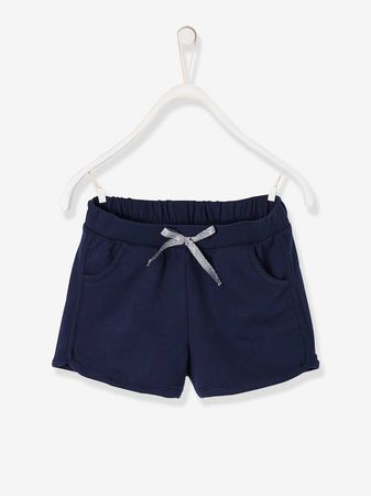 Girls' Jogger Shorts - dark blue, Girls
