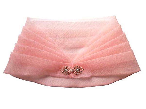 Alivila.Y Fashion Women Mesh Wedding Wrap Shawl 01-Pink Mesh at Amazon Women’s Clothing store: