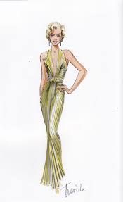 gold halter dress marilyn monroe - Google Search