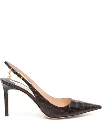 TOM FORD Angelina 85mm Leather Pumps - Farfetch