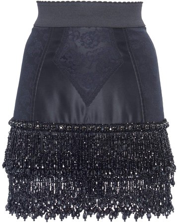 Dolce & Gabbana Satin Mini Skirt