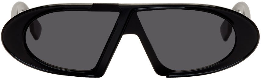 Dior: Black Acetate DIOROBLIQUE Sunglasses | SSENSE