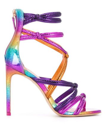 Sophia Webster Women's Purple Rainbow Effect Sandals