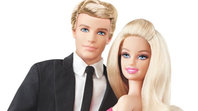 couple ken barbie portrait