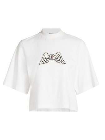 Shop Moncler Genius 8 Moncler Palm Angels Logo T-Shirt | Saks Fifth Avenue