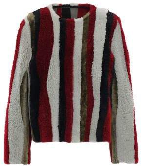 Striped Shearling Jacket