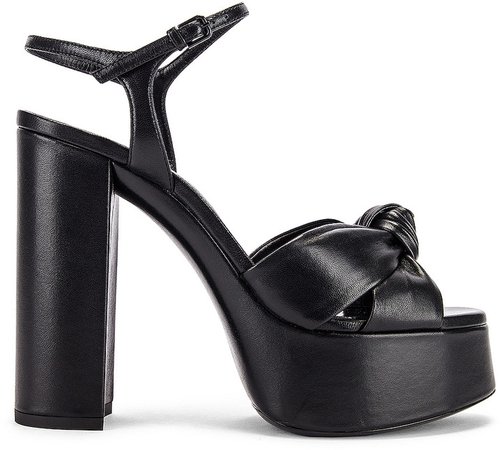 Bianca Platform Sandals in Black | FWRD
