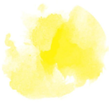 Yellow Watercolor Blot