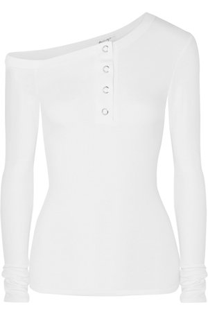 The Line By K | Harley off-the-shoulder ribbed-jersey top | NET-A-PORTER.COM