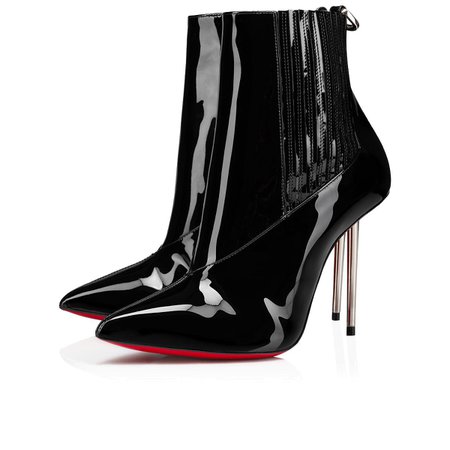 EPIC BOOT 100 BLACK PATENT - Women Shoes - Christian Louboutin