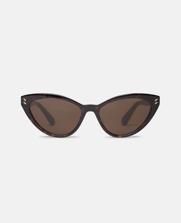 Women Brown Cat-Eye Sunglasses | Stella McCartney SK