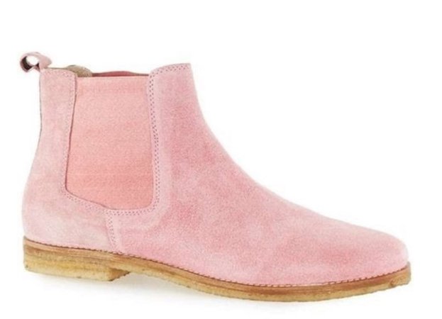 pink Chelsea boot