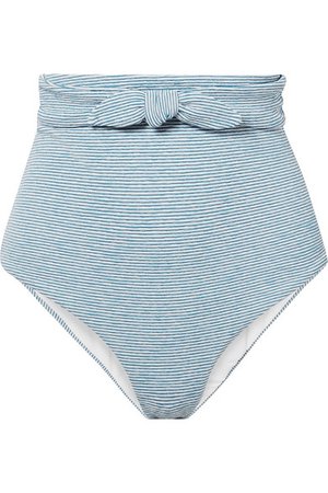 Mara Hoffman | Jay knotted striped jacquard-knit bikini briefs | NET-A-PORTER.COM