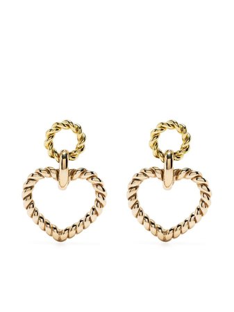 Laura Lombardi Bambola heart earrings