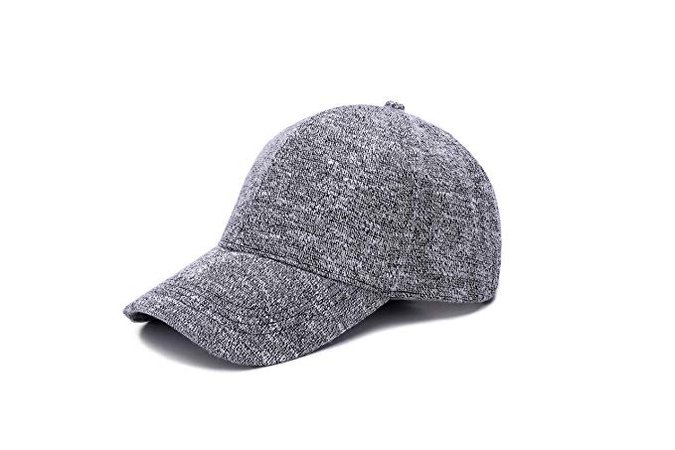 Amazon.com: JOOWEN Unisex Knitted Textured Baseball Cap Soft Adjustable Solid Hat (Grey): Clothing