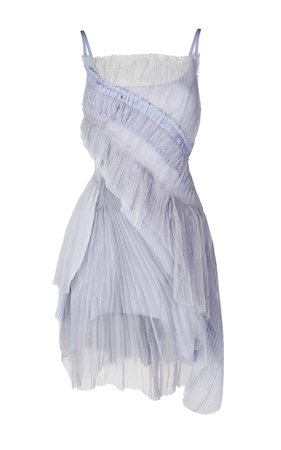 Pleated Chiffon Dress by Nina Ricci | Moda Operandi