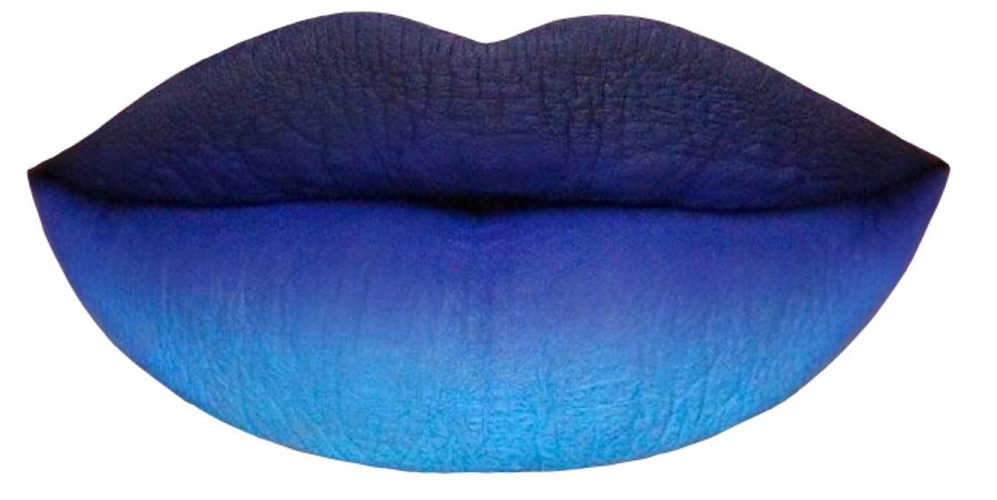 Blue Gradient Lips