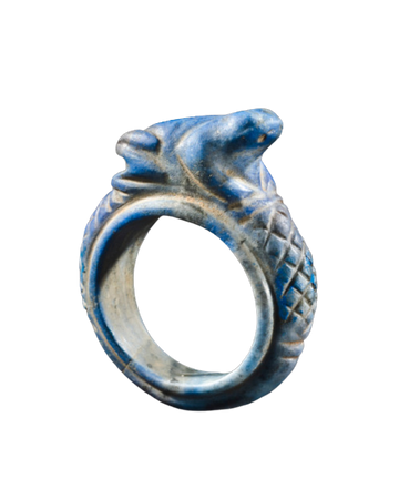 Ancient Egyptian frog ring, c. 1543-1187 BC